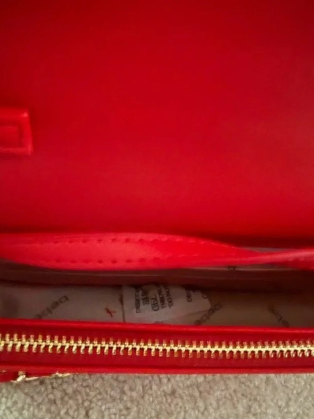 bebe Quilted Crossbody Bag Set in Red